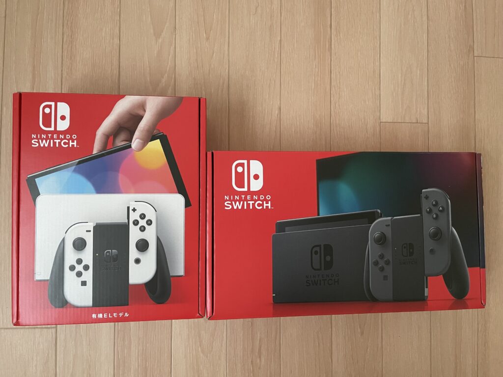 新型Nintendo Switch 有機ELモデルを開封