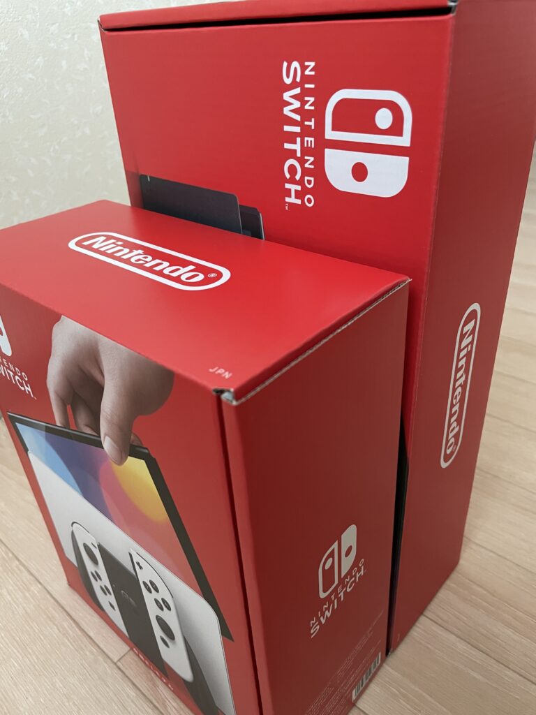 Nintendo Switch 有機el 箱破損